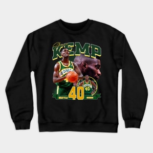 Shawn Kemp The  Reign Man Basketball Legend Signature Vintage Retro 80s 90s Bootleg Rap Style Crewneck Sweatshirt